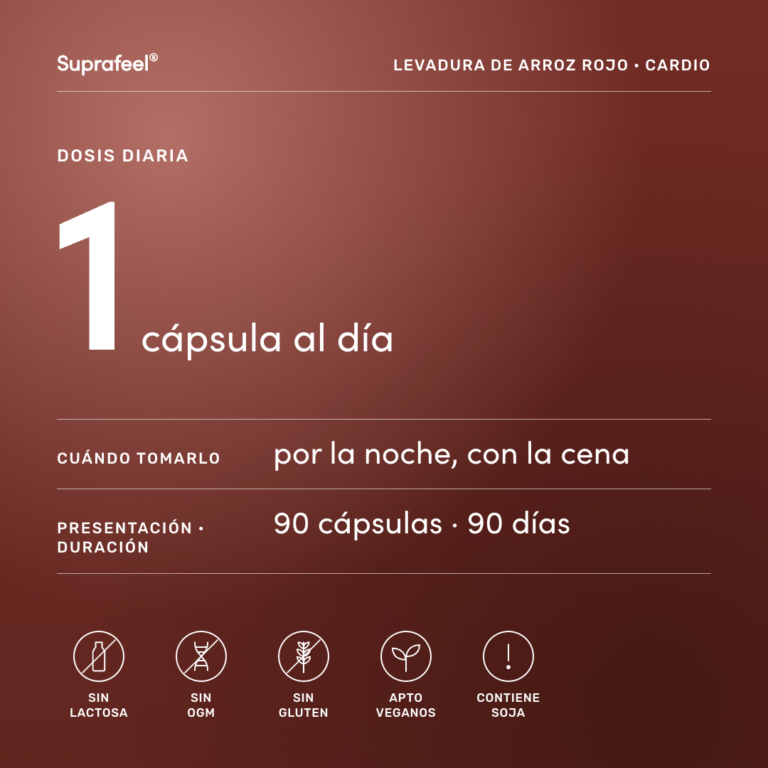 Levadura de arroz rojo — modo de uso
