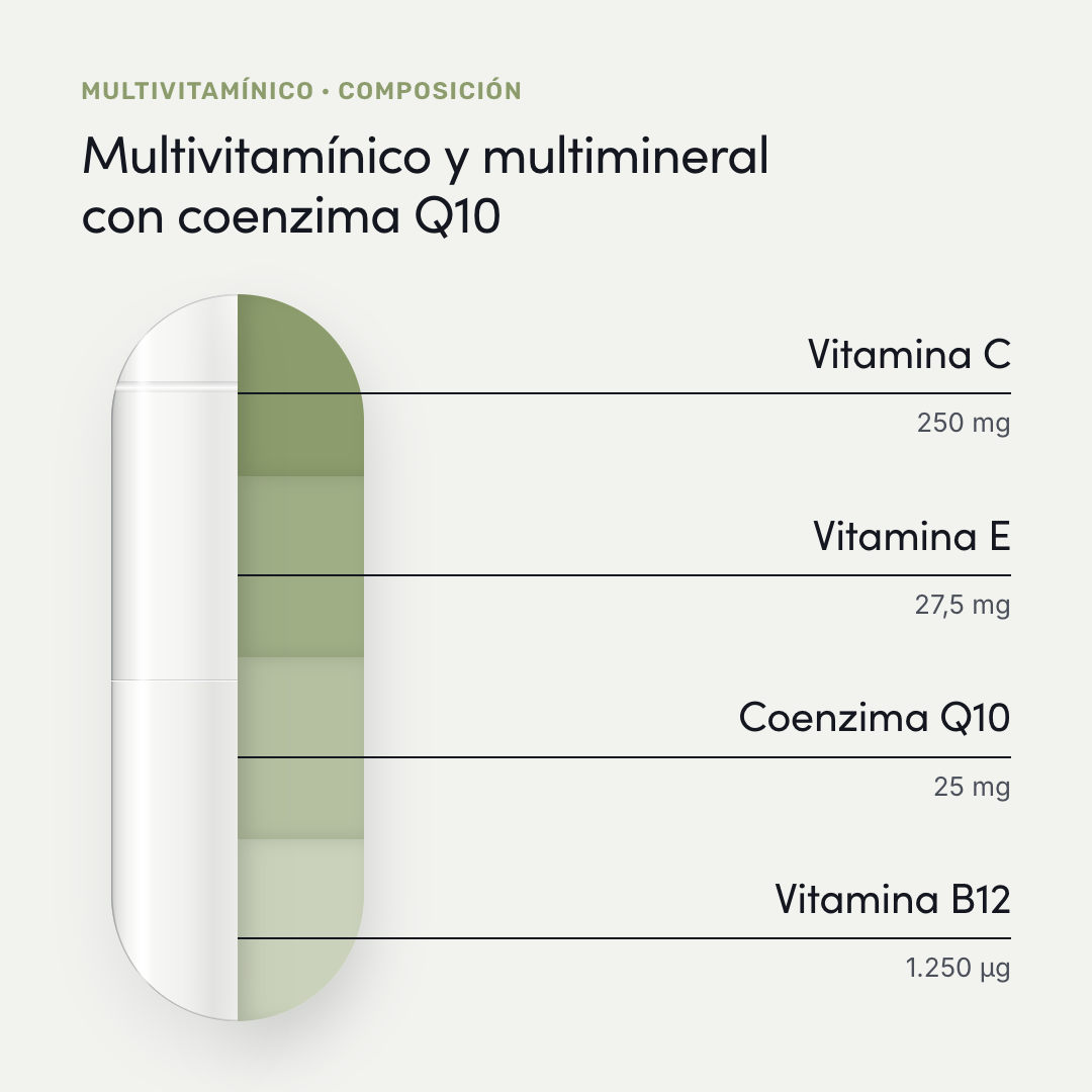 Multivitamínico — composición